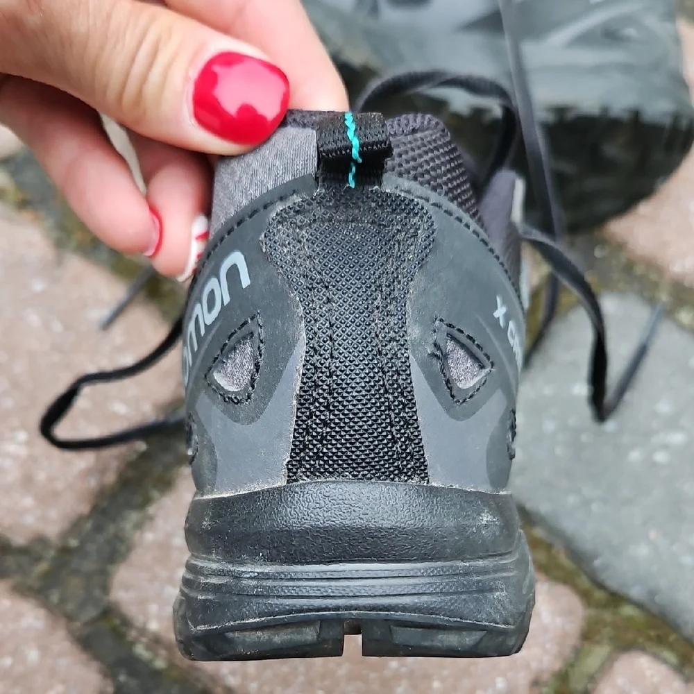Salomon Black and Gray Outdoor Shoes